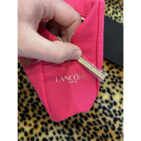 2X Lancome Makeup Bag Lash Wink Travel Bag Black - Picture 4 of 8